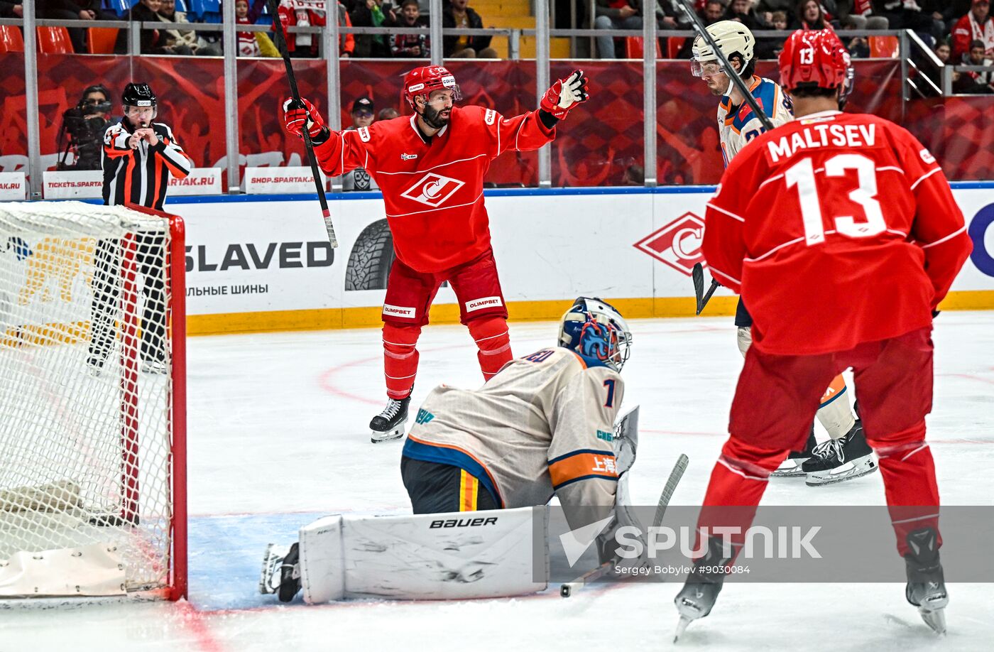 Russia Ice Hockey Kontinental League Spartak - Dragons