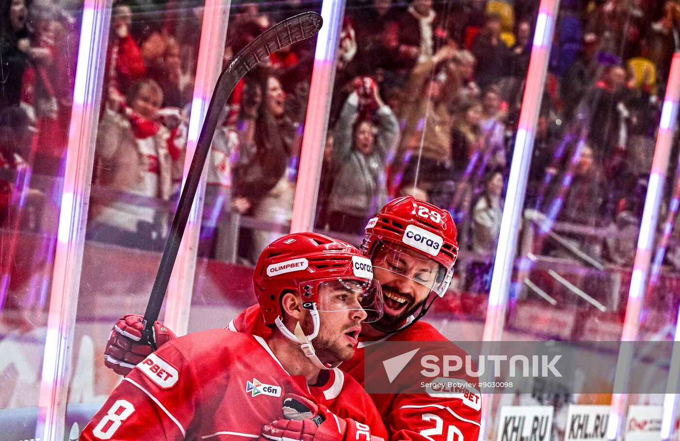 Russia Ice Hockey Kontinental League Spartak - Dragons