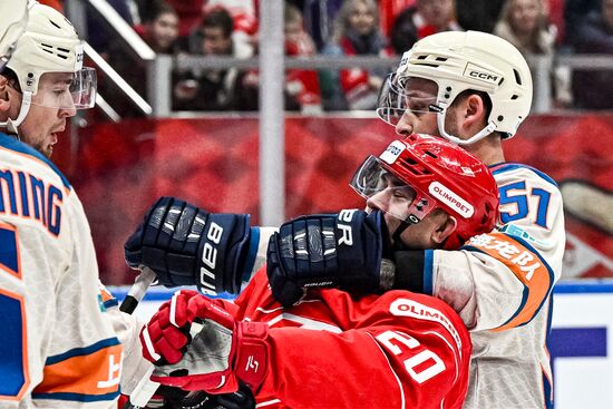 Russia Ice Hockey Kontinental League Spartak - Dragons