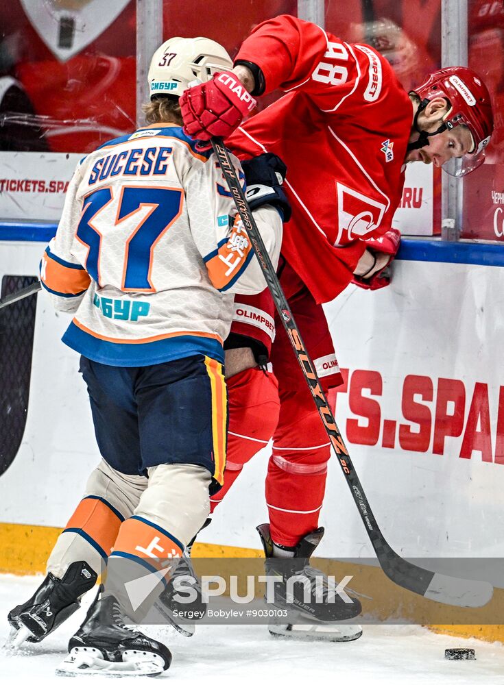 Russia Ice Hockey Kontinental League Spartak - Dragons