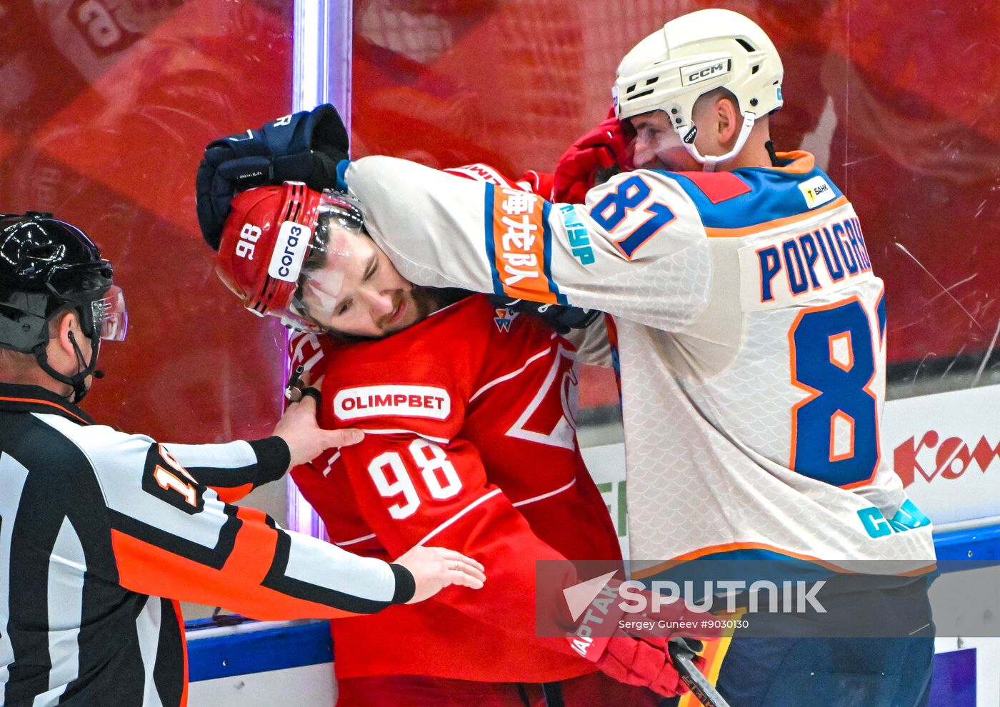Russia Ice Hockey Kontinental League Spartak - Dragons