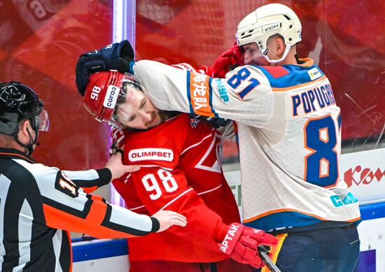 Russia Ice Hockey Kontinental League Spartak - Dragons