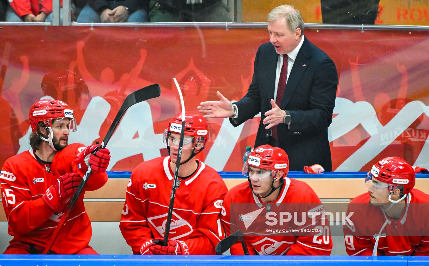 Russia Ice Hockey Kontinental League Spartak - Dragons