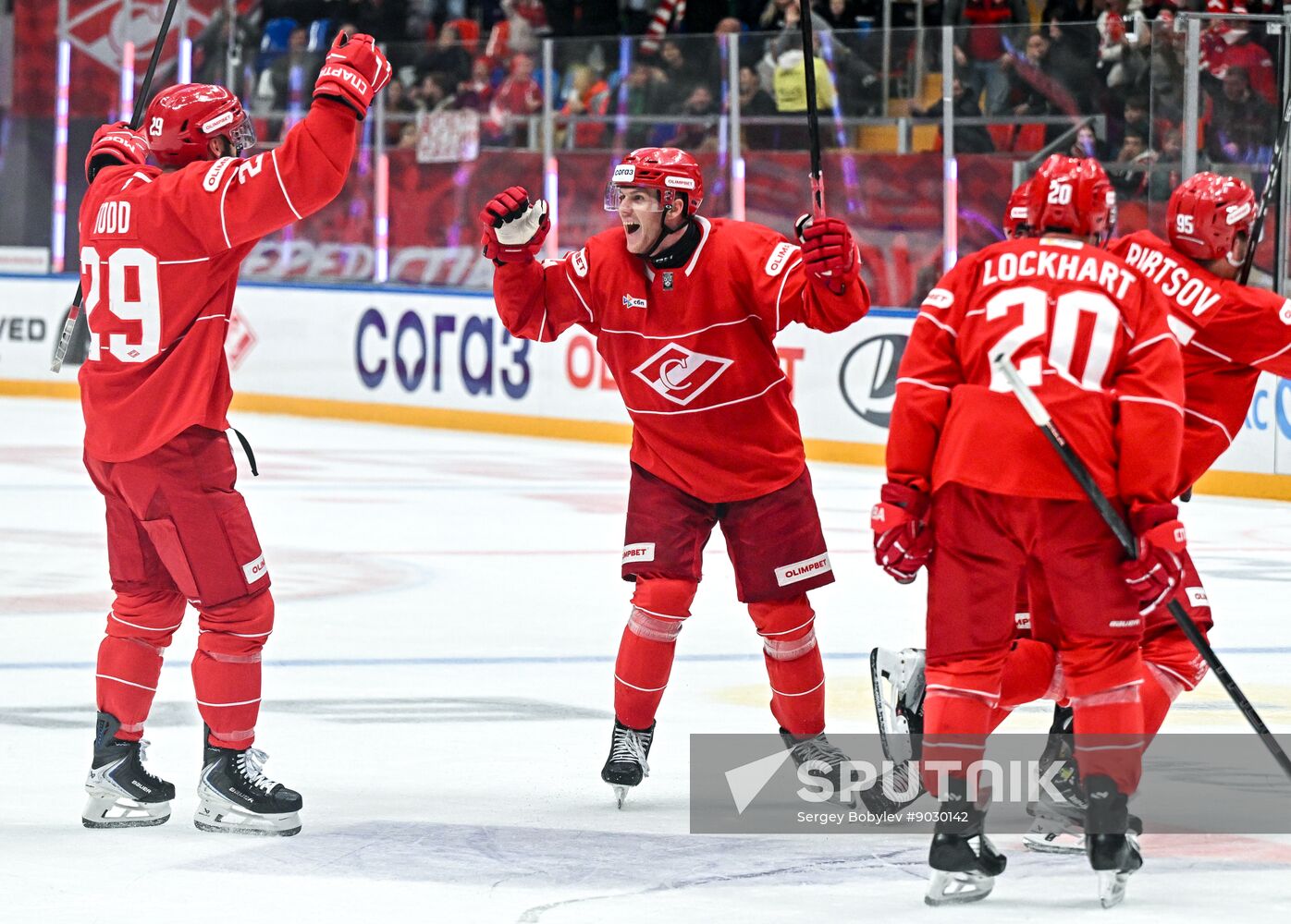 Russia Ice Hockey Kontinental League Spartak - Dragons