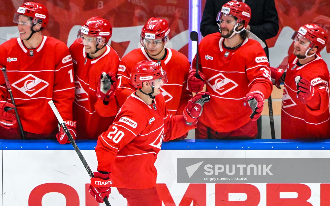 Russia Ice Hockey Kontinental League Spartak - Dragons