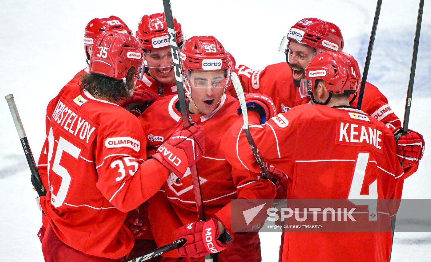 Russia Ice Hockey Kontinental League Spartak - Dragons