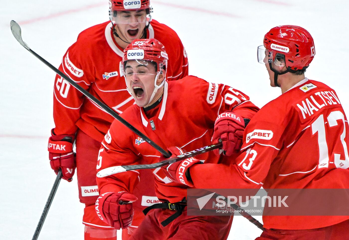 Russia Ice Hockey Kontinental League Spartak - Dragons