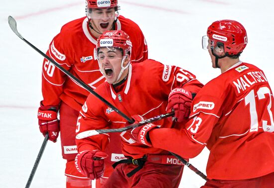 Russia Ice Hockey Kontinental League Spartak - Dragons