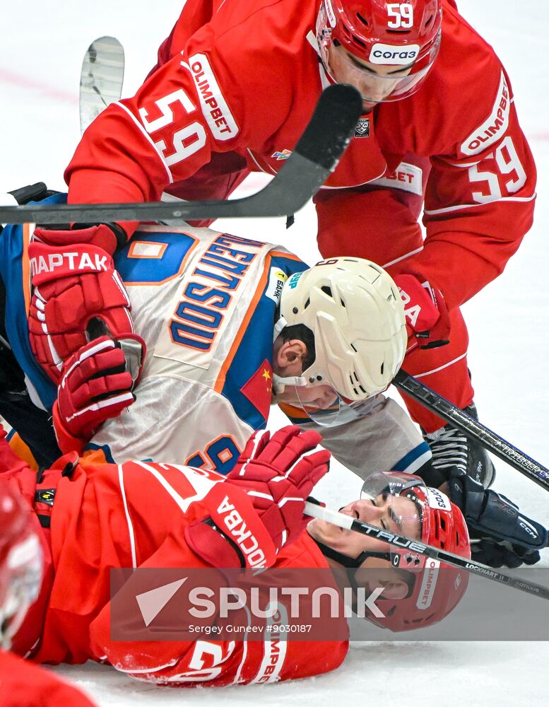 Russia Ice Hockey Kontinental League Spartak - Dragons