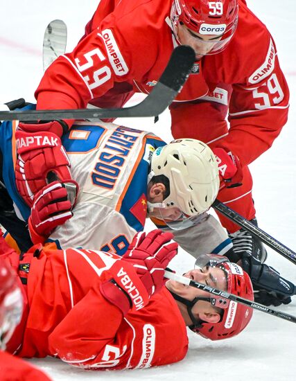 Russia Ice Hockey Kontinental League Spartak - Dragons