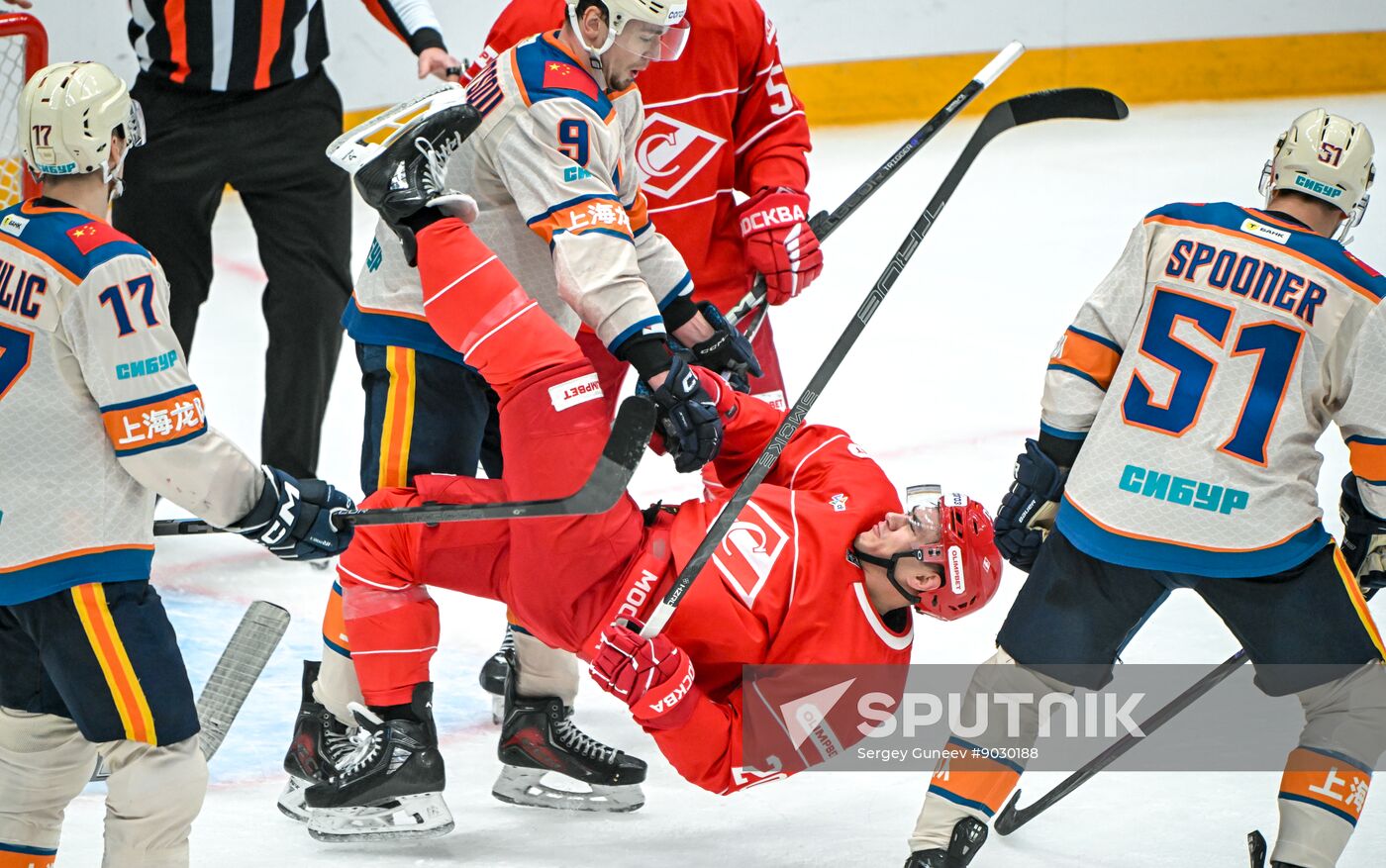 Russia Ice Hockey Kontinental League Spartak - Dragons