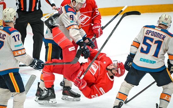 Russia Ice Hockey Kontinental League Spartak - Dragons