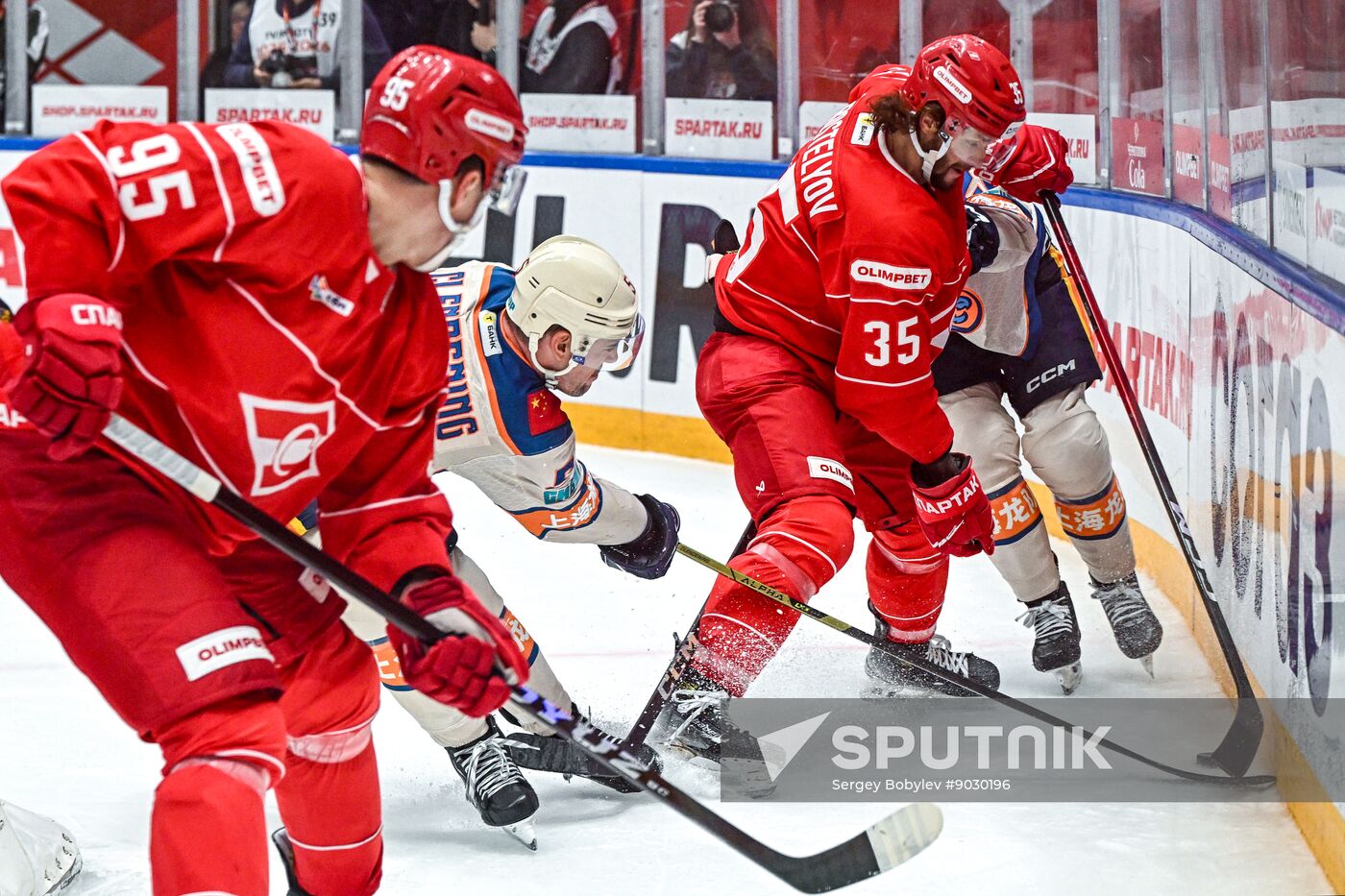 Russia Ice Hockey Kontinental League Spartak - Dragons