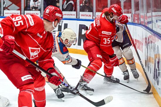 Russia Ice Hockey Kontinental League Spartak - Dragons