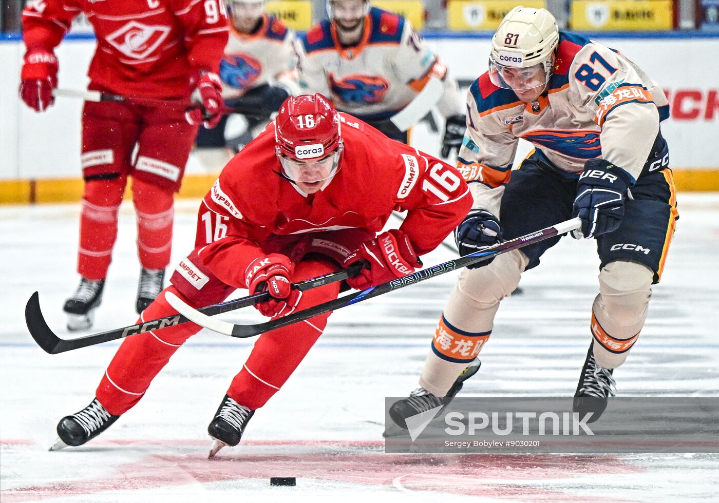 Russia Ice Hockey Kontinental League Spartak - Dragons