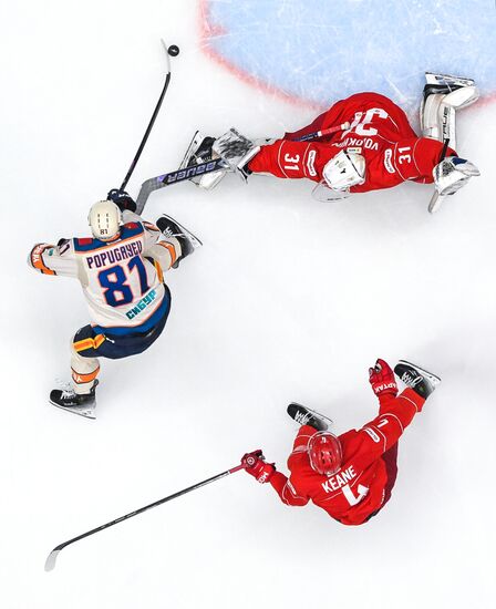 Russia Ice Hockey Kontinental League Spartak - Dragons
