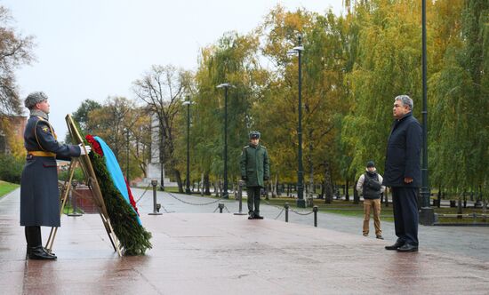Russia Kazakhstan Wreath Laying