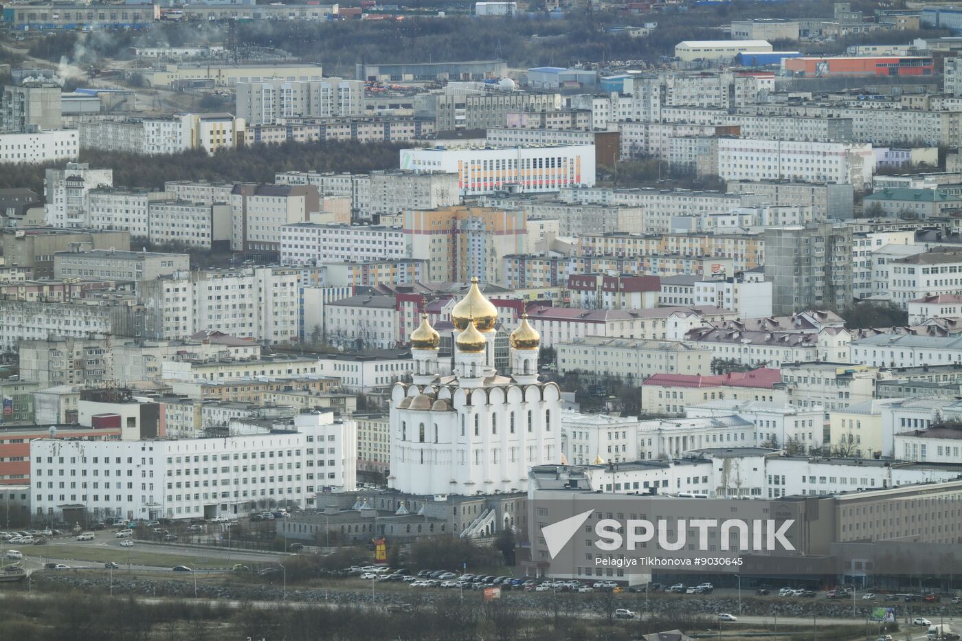 Russia Magadan Cityscapes
