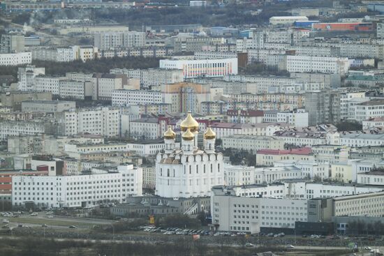 Russia Magadan Cityscapes