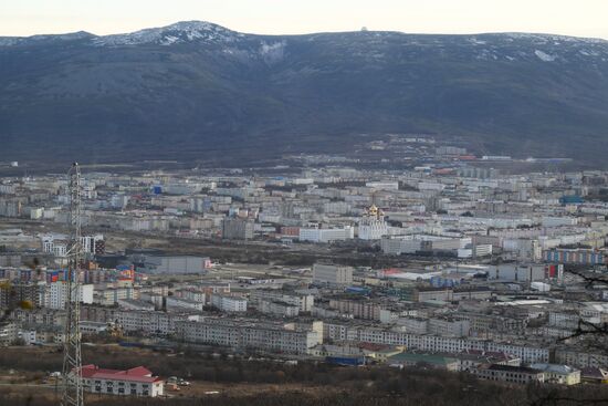 Russia Magadan Cityscapes