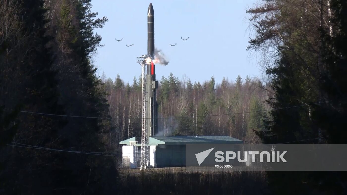 Russia Putin Nuclear Forces Drills