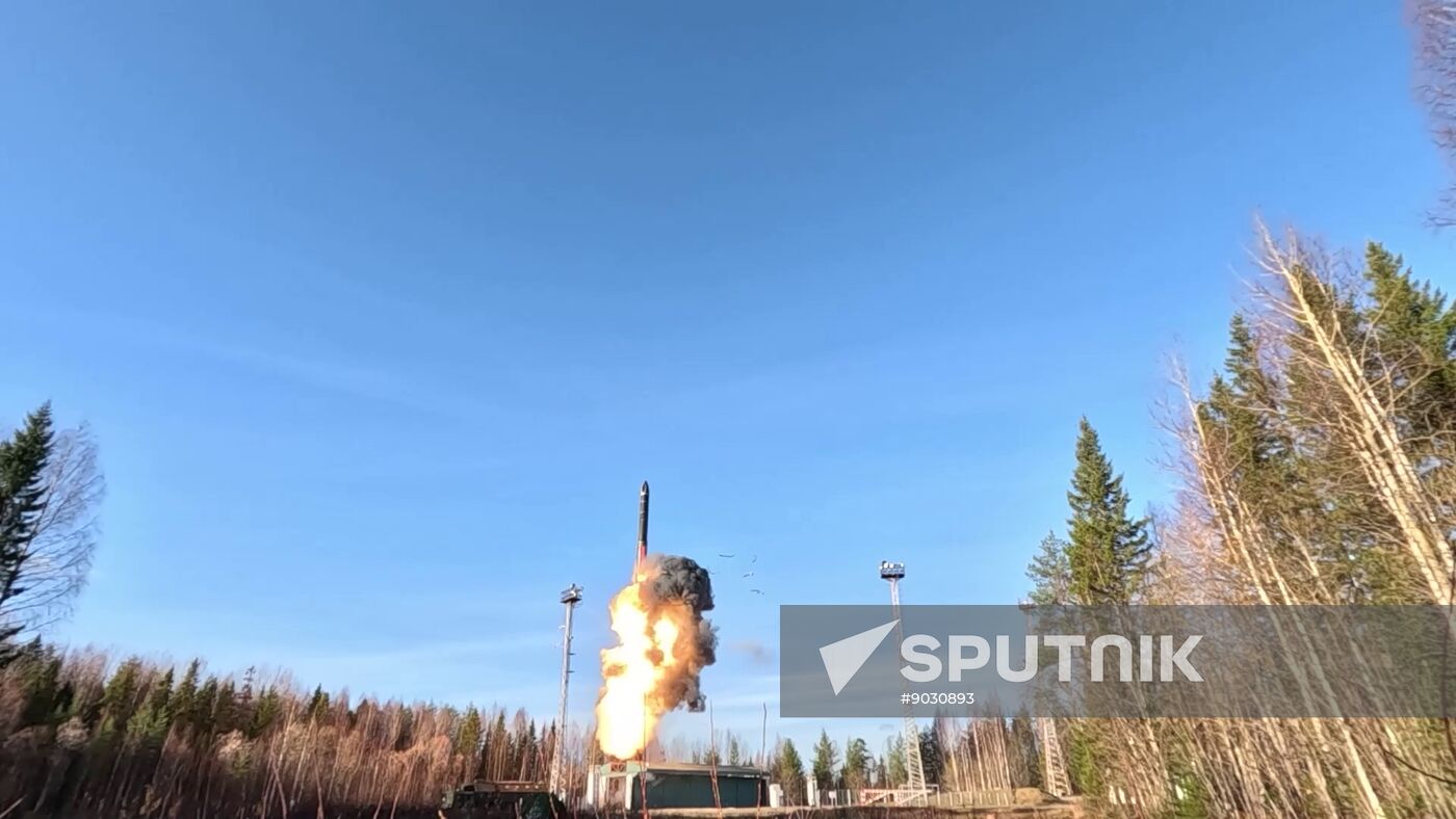 Russia Putin Nuclear Forces Drills