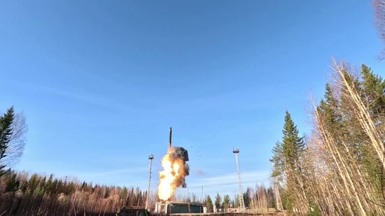 Russia Putin Nuclear Forces Drills