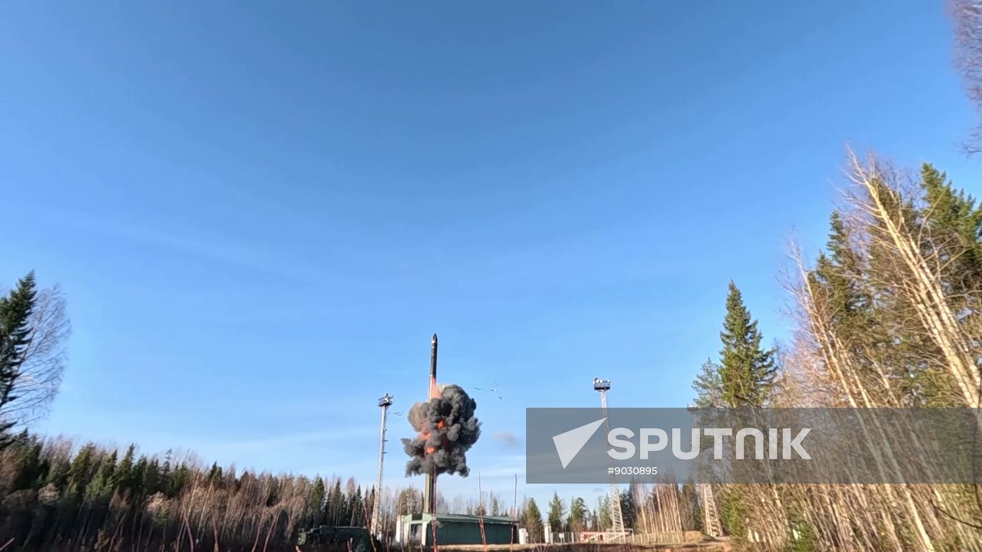Russia Putin Nuclear Forces Drills