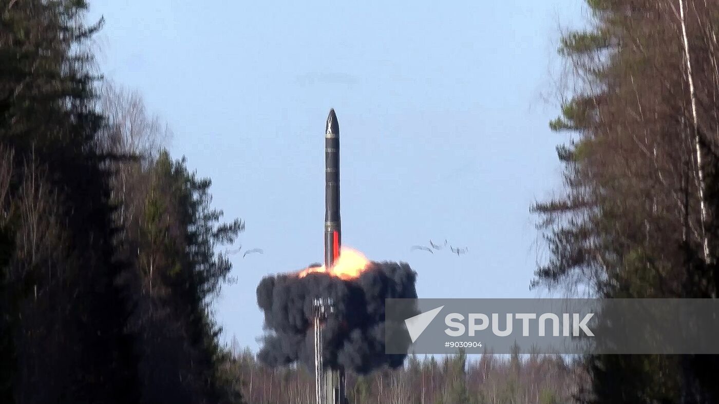 Russia Putin Nuclear Forces Drills