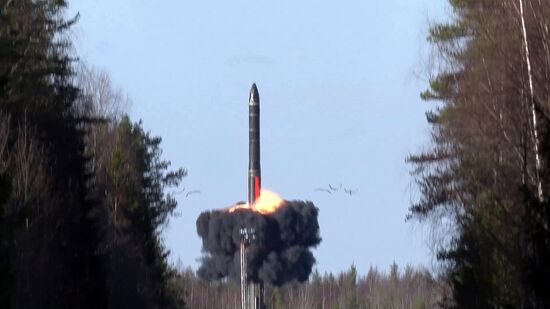 Russia Putin Nuclear Forces Drills