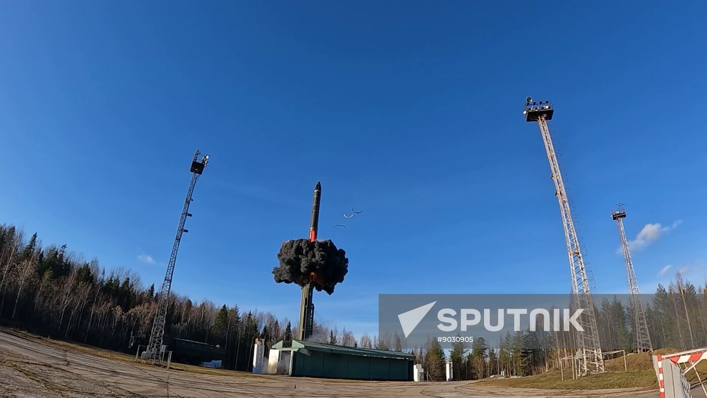 Russia Putin Nuclear Forces Drills