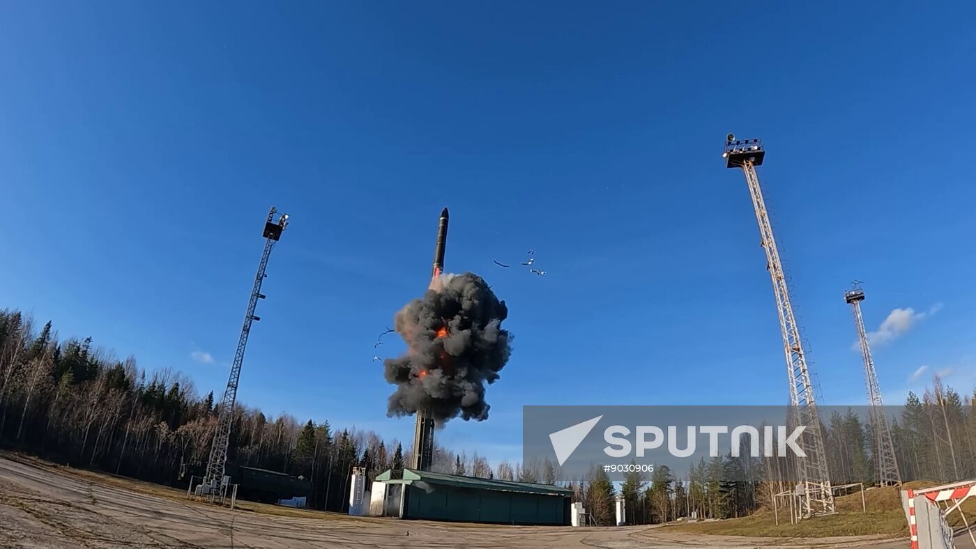 Russia Putin Nuclear Forces Drills