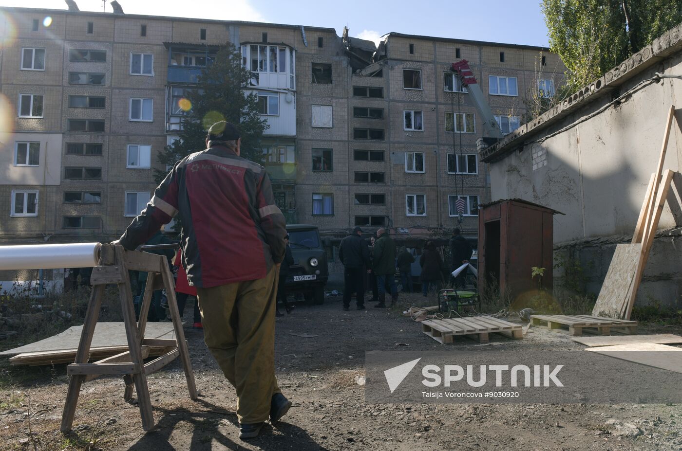 Russia Ukraine Military Operation Shelling