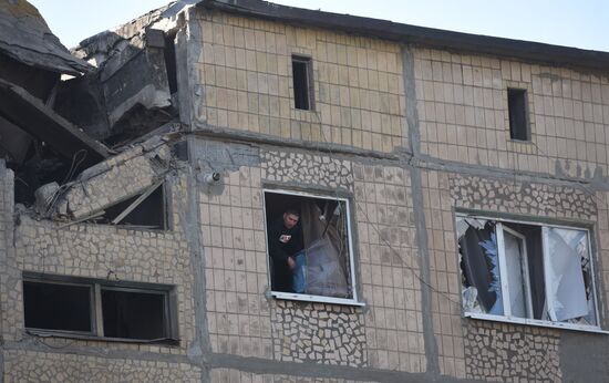 Russia Ukraine Military Operation Shelling