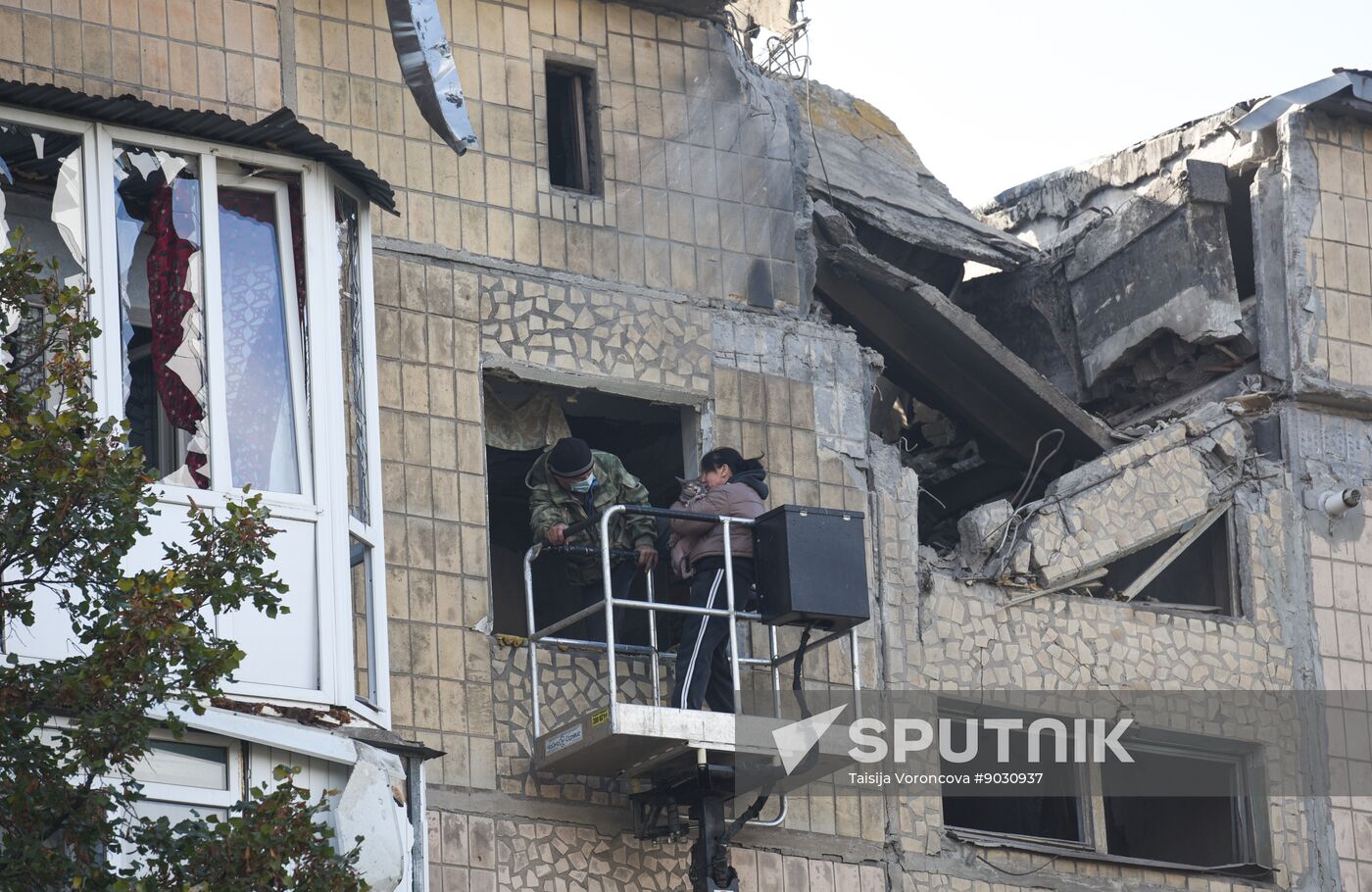 Russia Ukraine Military Operation Shelling