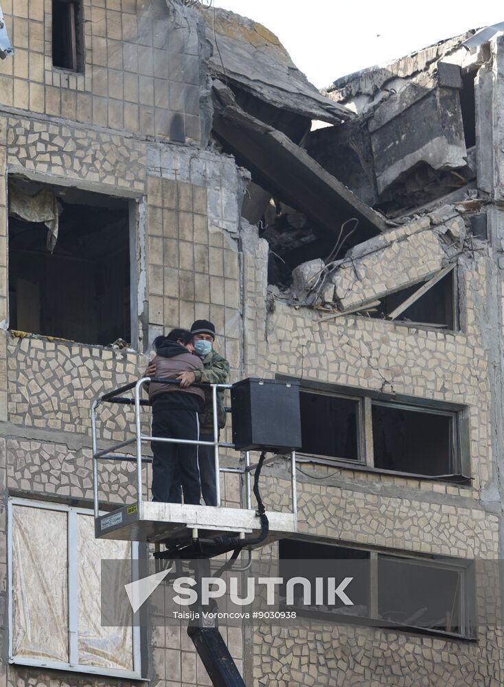 Russia Ukraine Military Operation Shelling