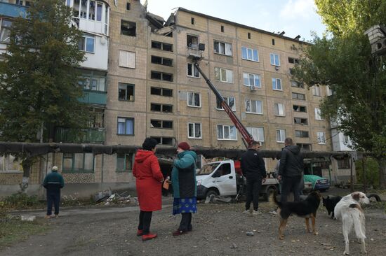 Russia Ukraine Military Operation Shelling