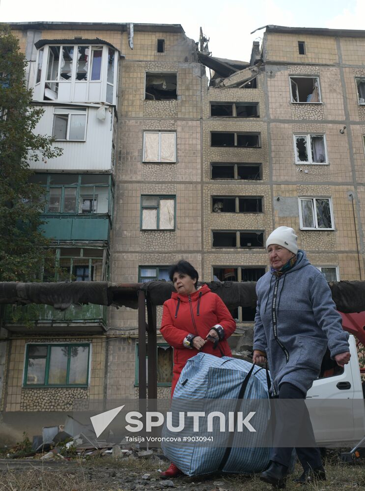 Russia Ukraine Military Operation Shelling