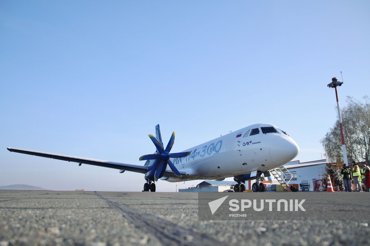Russia New Il-114 Turboprop Aircraft Tests