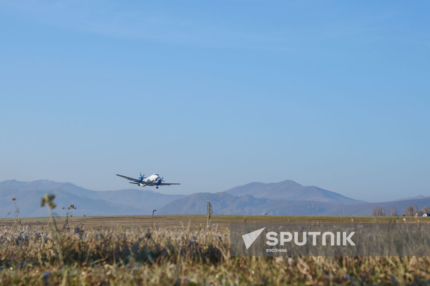 Russia New Il-114 Turboprop Aircraft Tests