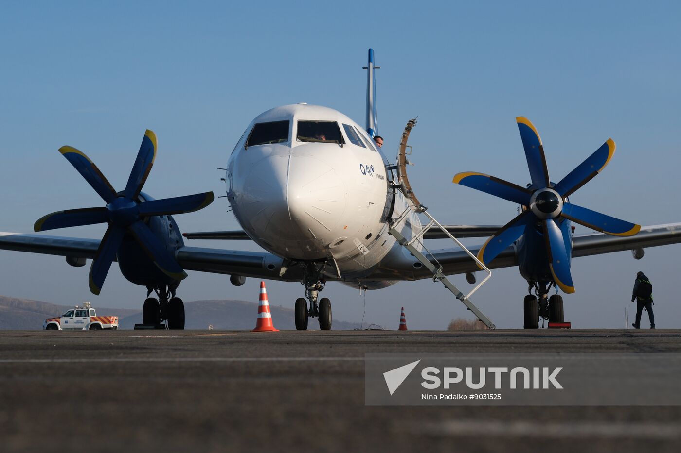 Russia New Il-114 Turboprop Aircraft Tests