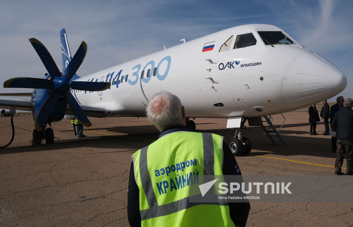 Russia New Il-114 Turboprop Aircraft Tests