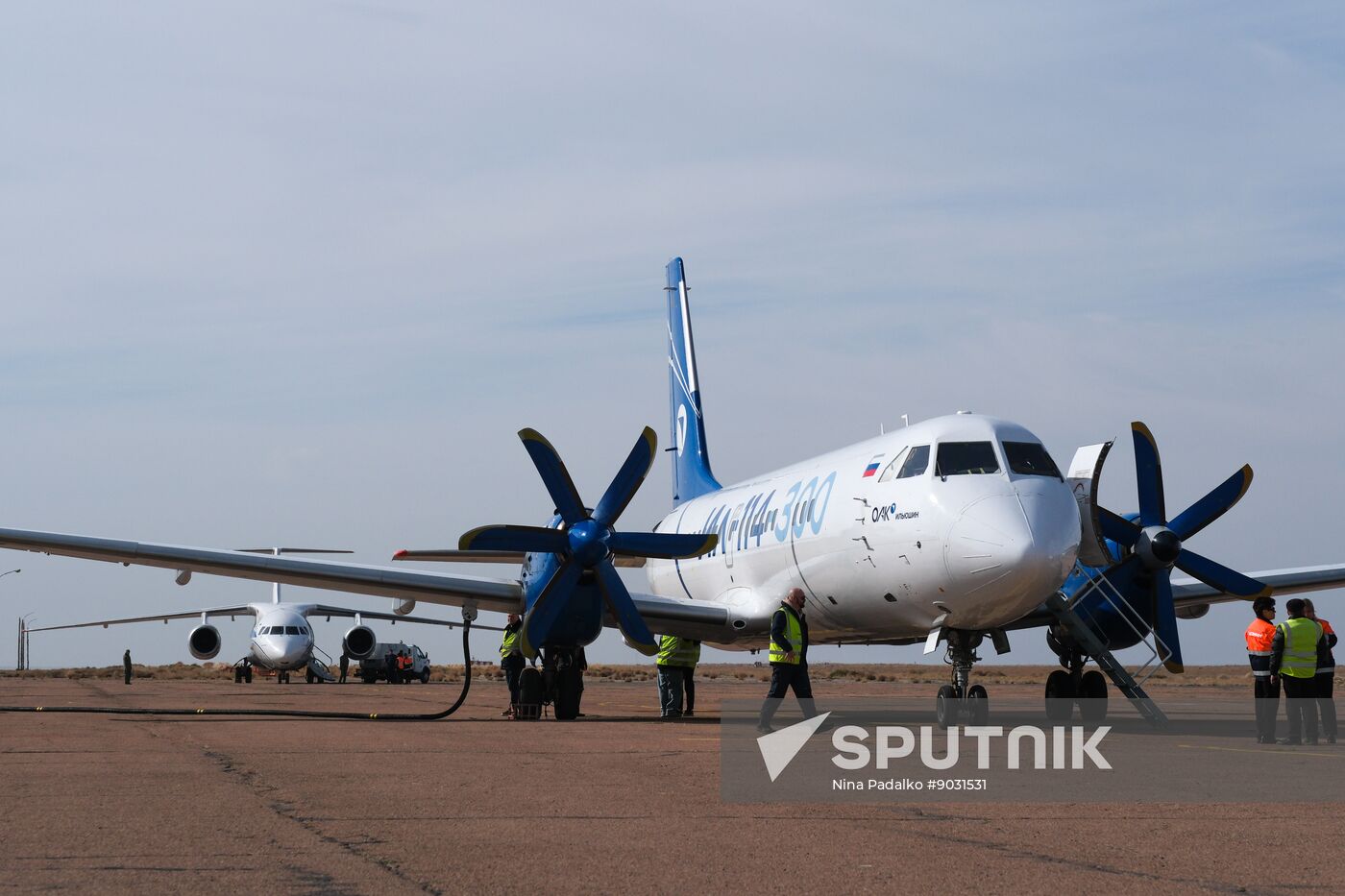 Russia New Il-114 Turboprop Aircraft Tests