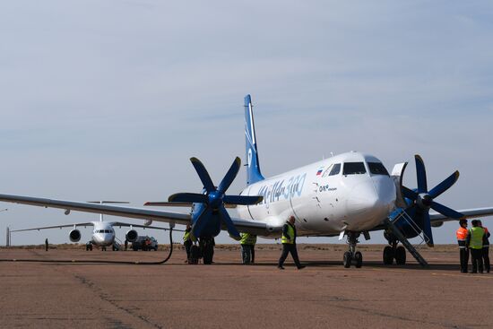 Russia New Il-114 Turboprop Aircraft Tests