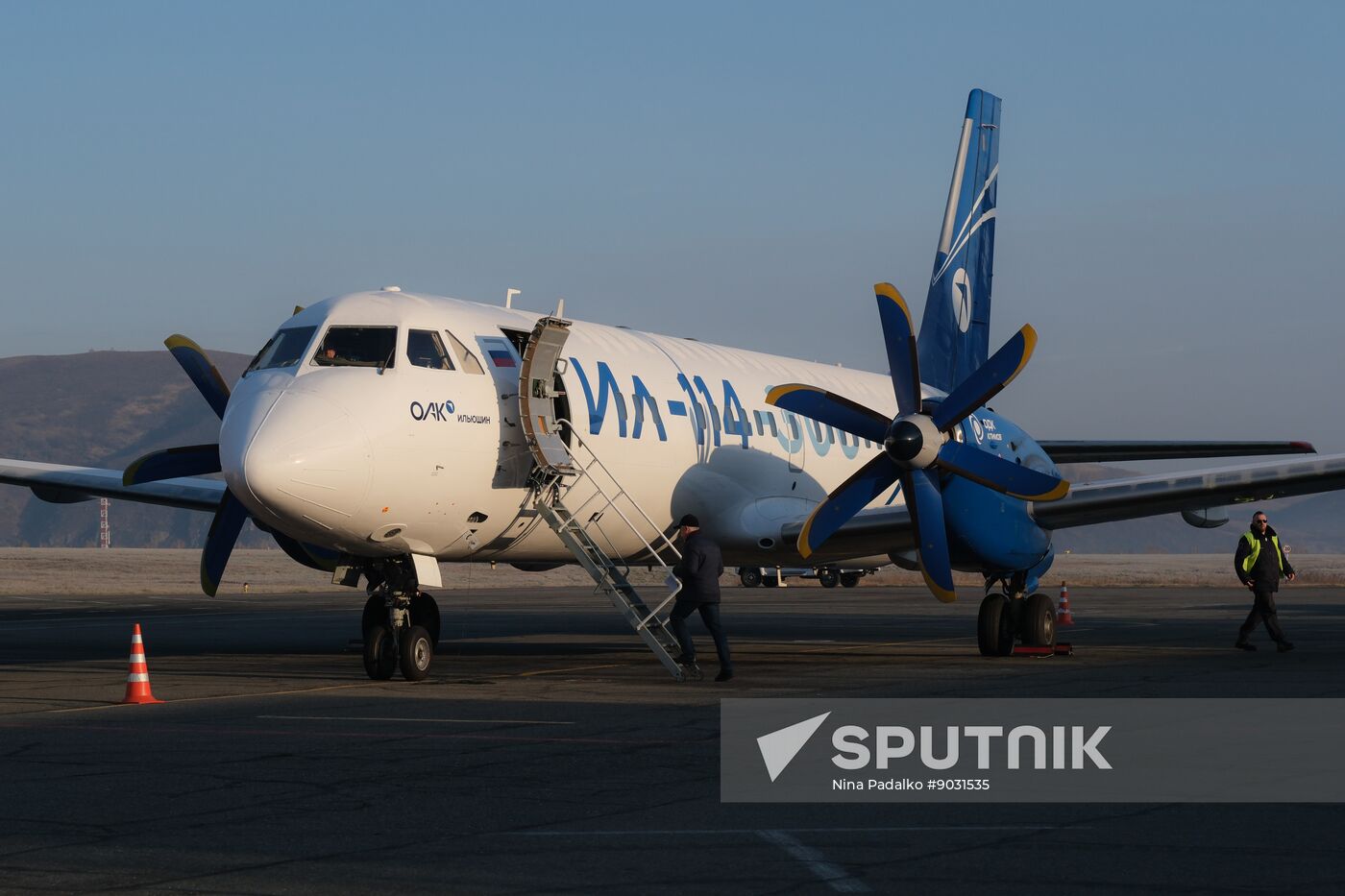 Russia New Il-114 Turboprop Aircraft Tests