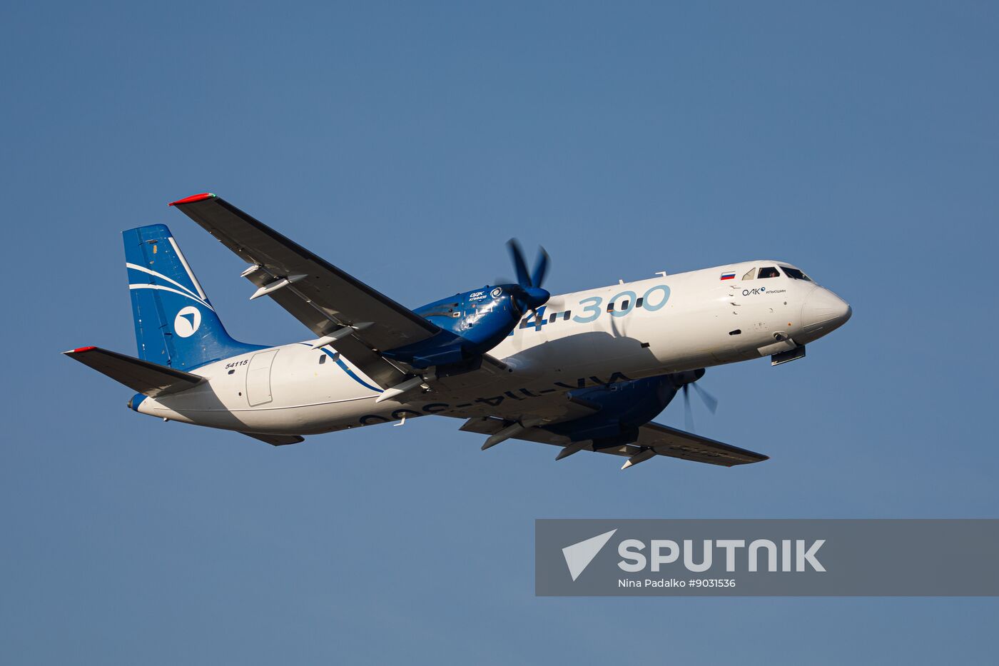 Russia New Il-114 Turboprop Aircraft Tests