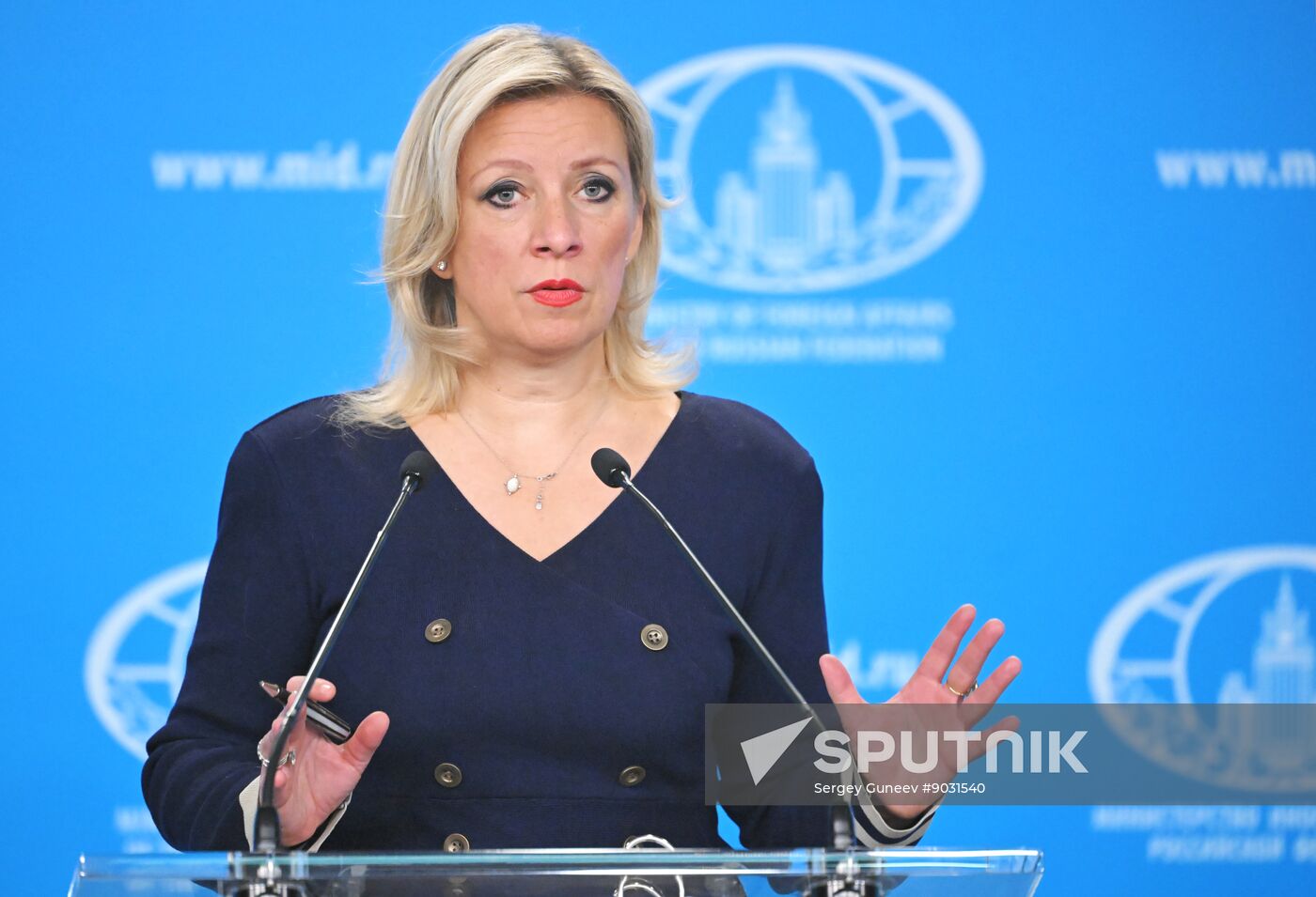 Russia Zakharova Briefing