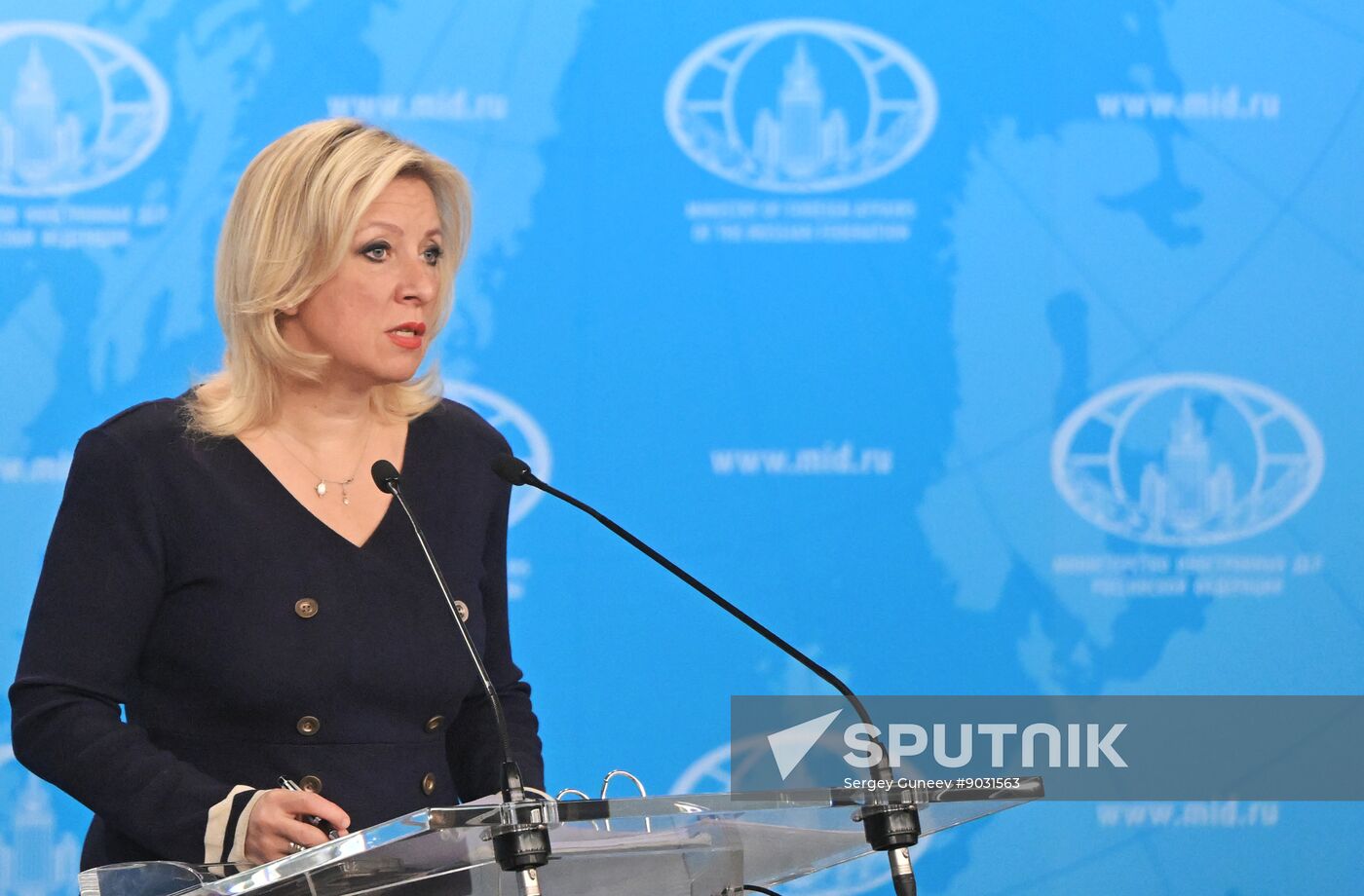 Russia Zakharova Briefing
