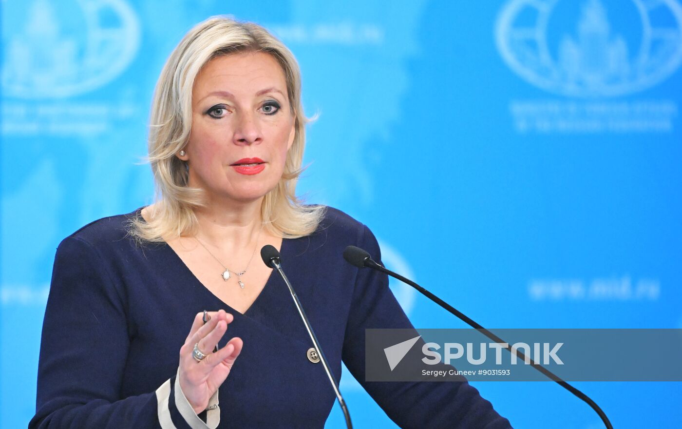 Russia Zakharova Briefing