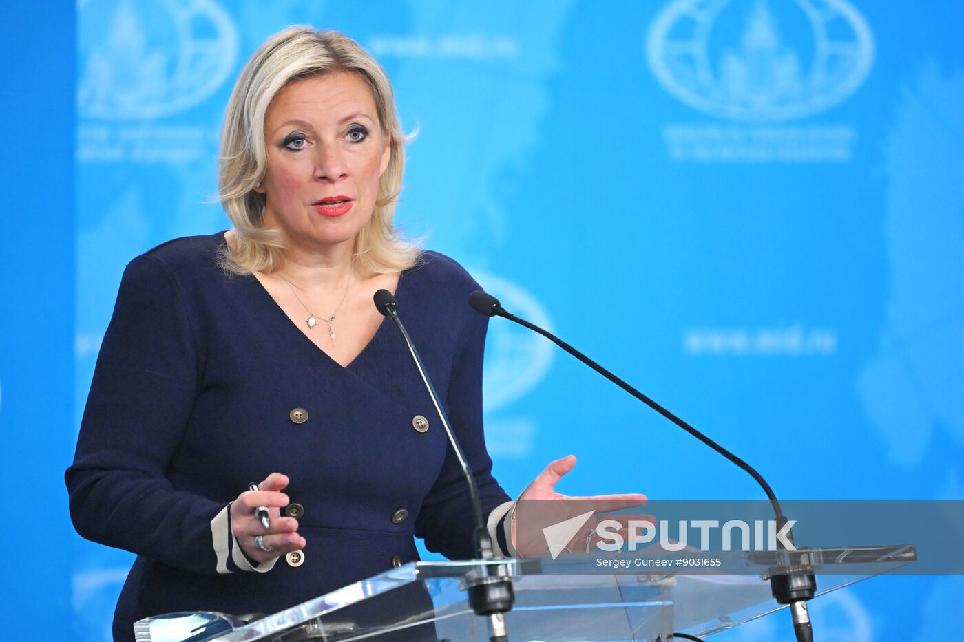 Russia Zakharova Briefing